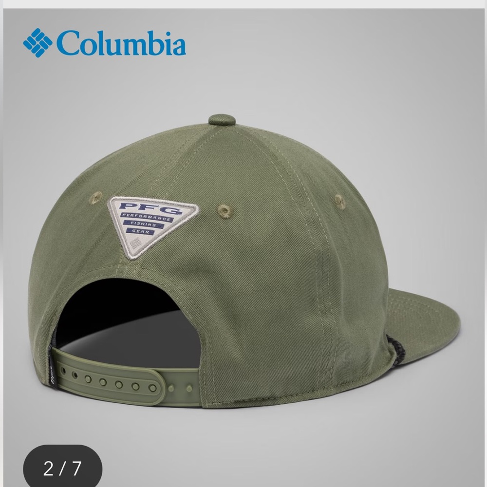 Columbia PFG Back Tack Fish Rope Snapback Adjustable Hat - Picture 8 of 8